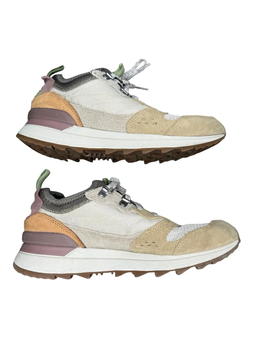 MERRELL Alpine 83 Sneaker Recraft Women’s Hiking Shoes Beige Multi Size 8